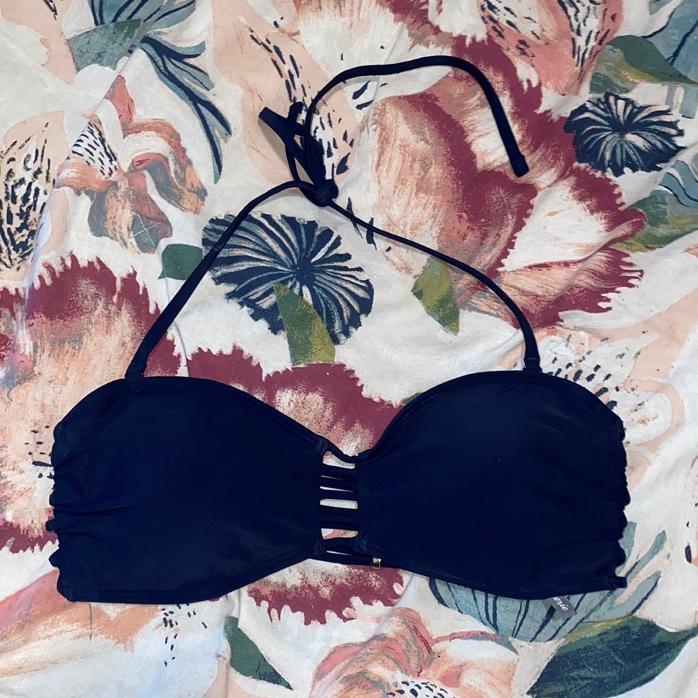 navy blue aerie bikini top